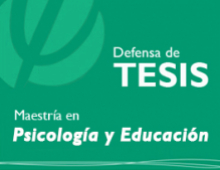 Defensa Tesis Maestría Psicología y Educación