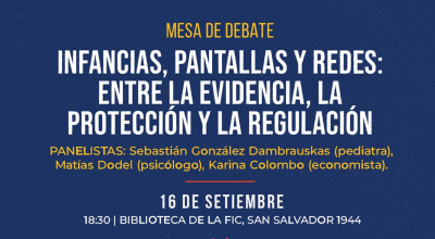 afiche infancias pantallas y redes