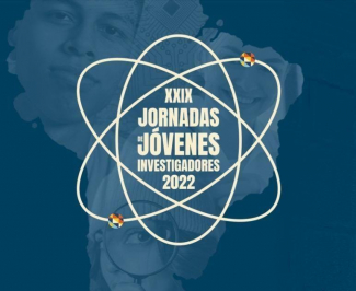 Afiche del XXVIII Jornadas de Jóvenes Investigadores de la Asociación de Universidades Grupo Montevideo