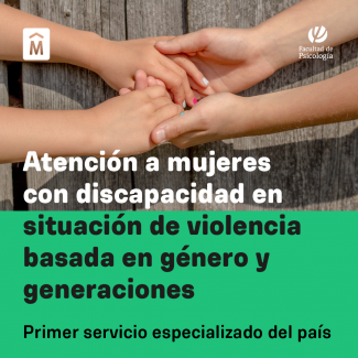 Afiche del Servicio de atención a mujeres con discapacidad en situación de violencia basada en género